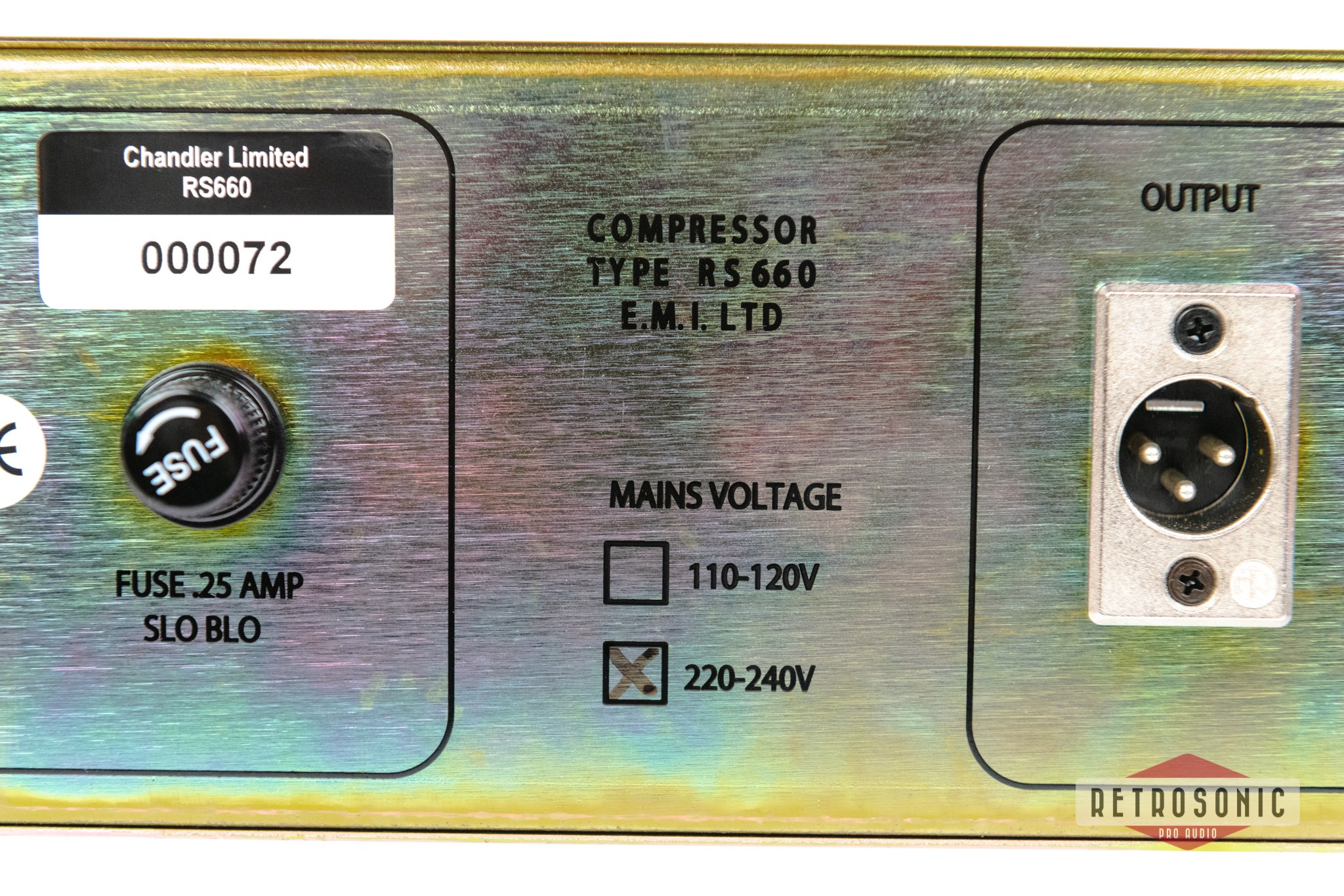 Chandler RS660ST Mono Tube Compressor Stepped Version