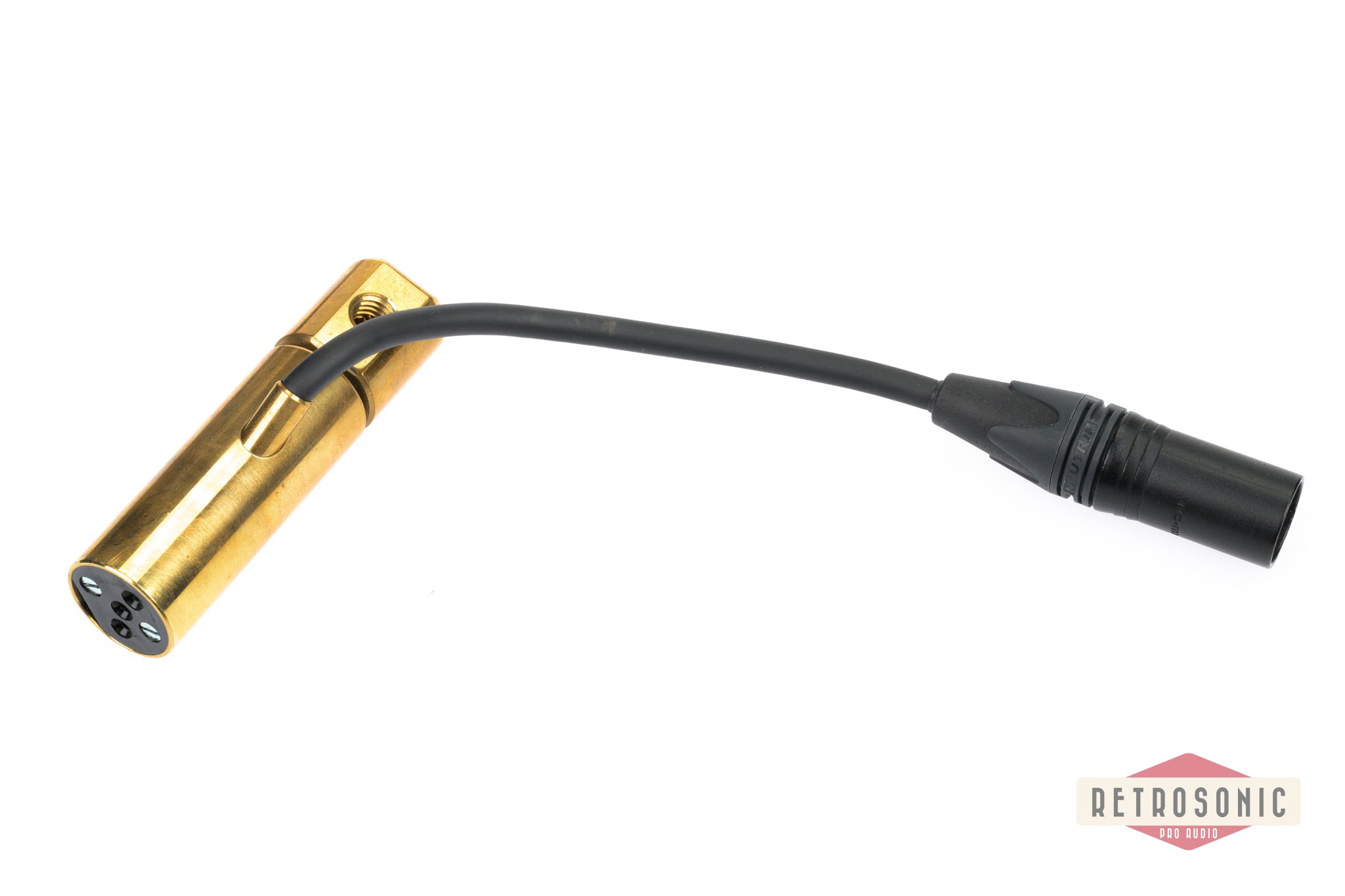 Coles 4038 Studio Ribbon Mic + Coles 4072 Schock-Mount Mic To Stand Adaptor with XLR for 4038