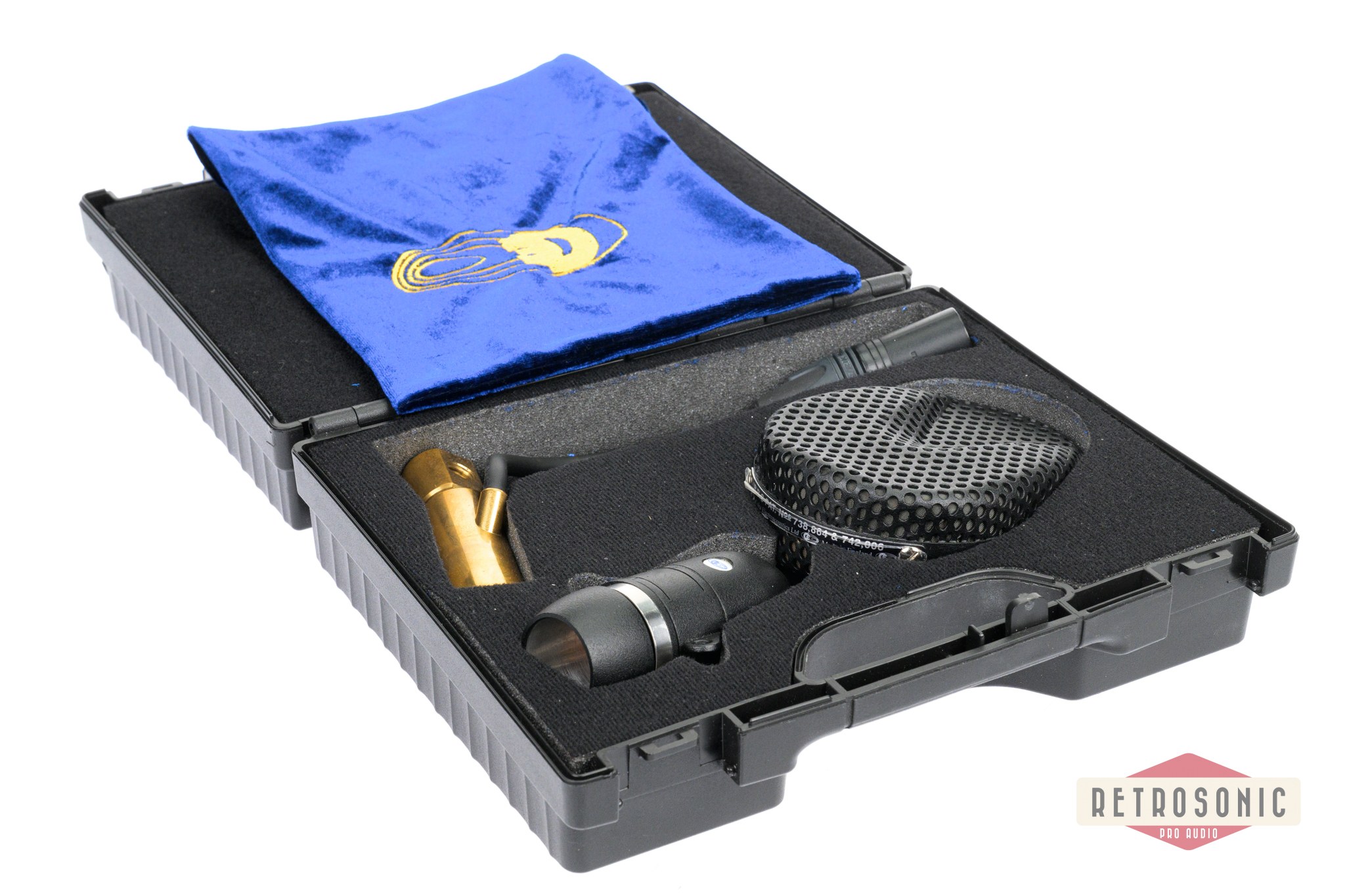 Coles 4038 Studio Ribbon Mic + Coles 4072 Schock-Mount Mic To Stand Adaptor with XLR for 4038