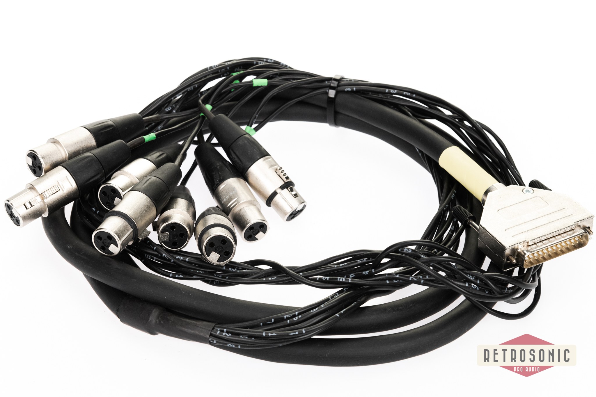 Cordial Analog 2.90m 8-pair cable DB25-XLR-F