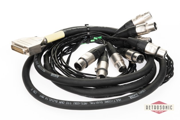 Cordial Analog 2.90m 8-pair cable DB25-XLR-F