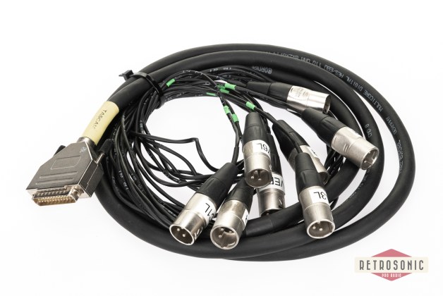 Cordial Analog 2.90m 8-pair cable DB25-XLR-M