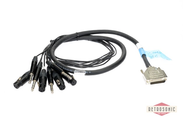 Cordial CMS 8 multipair DB25-4 x Neutrik TRS + 4xXLR-F. 0.9m