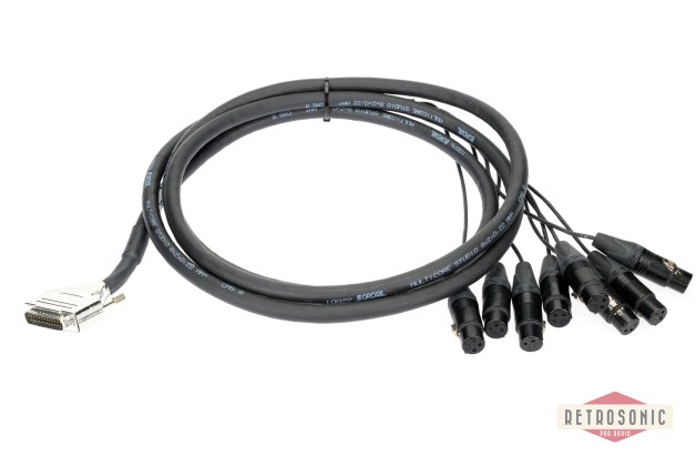 Cordial CMS 8 multipair DB25-8 x Neutrik NC-FXX XLR Female. 2.5m