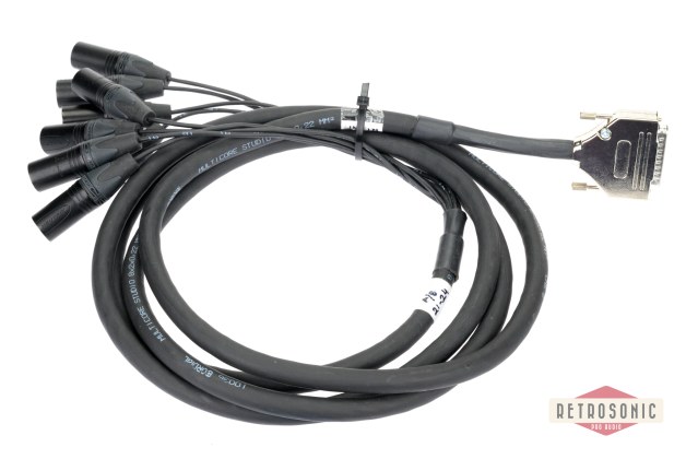 Cordial CMS 8 multipair DB25-8 x Neutrik NC-MXX XLR Male. 2.5m