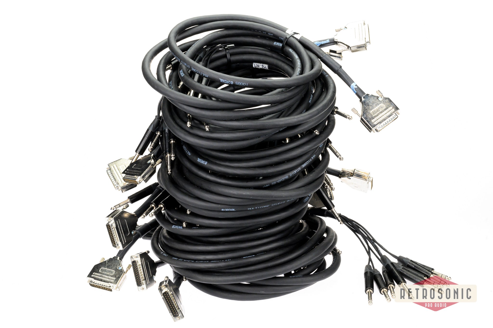 Cordial CMS 8 multipair DB25-8 x Neutrik TRS Plug. 2.5m