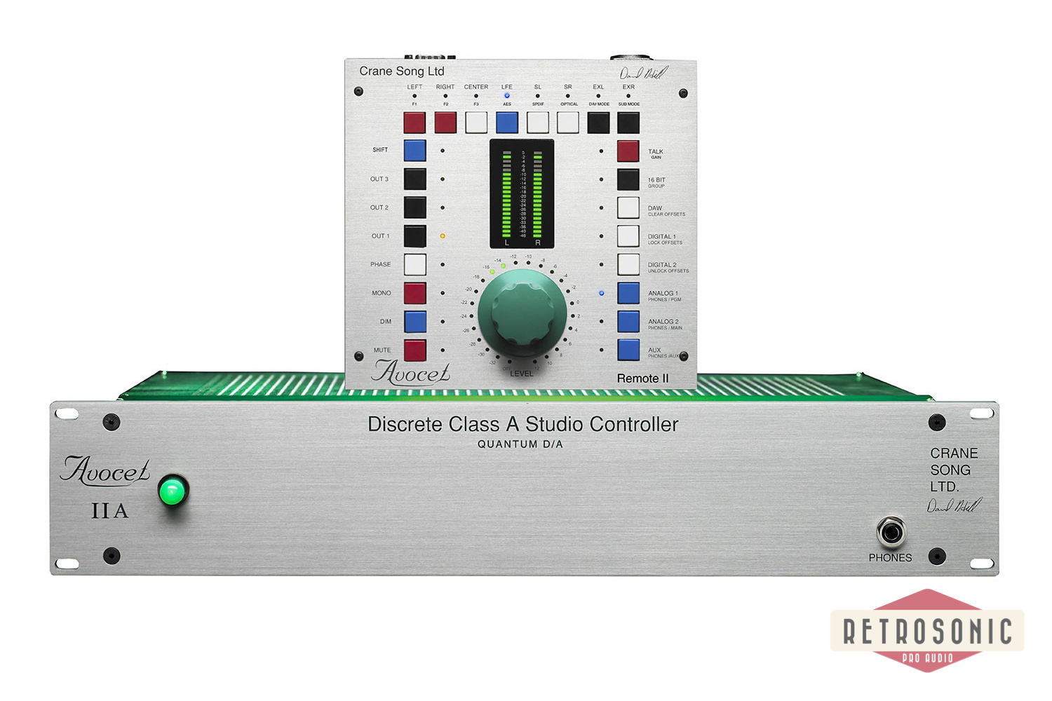 楽器/器材 レコーディング/PA機器 Crane Song AVOCET 2A 2U Stereo Monitor Controller