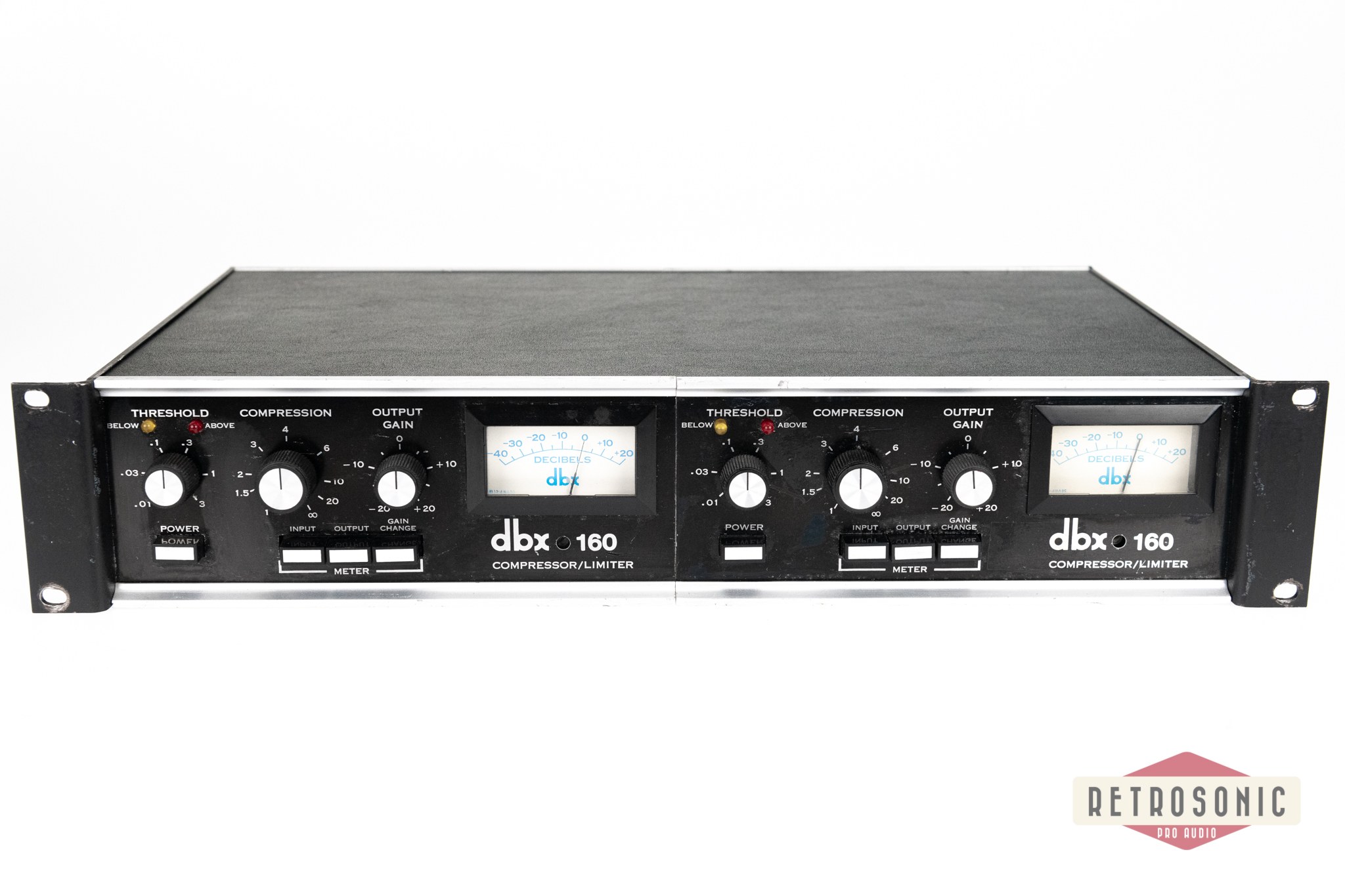 DBX 160 VU Compressor/Limiter pair