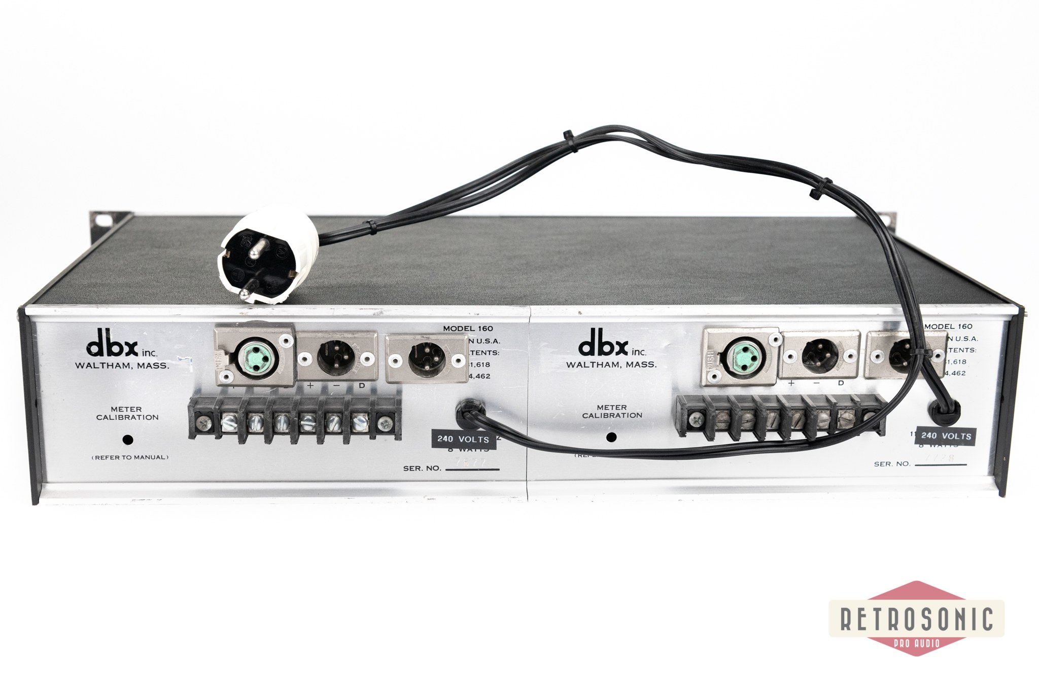 DBX 160 VU Compressor/Limiter pair