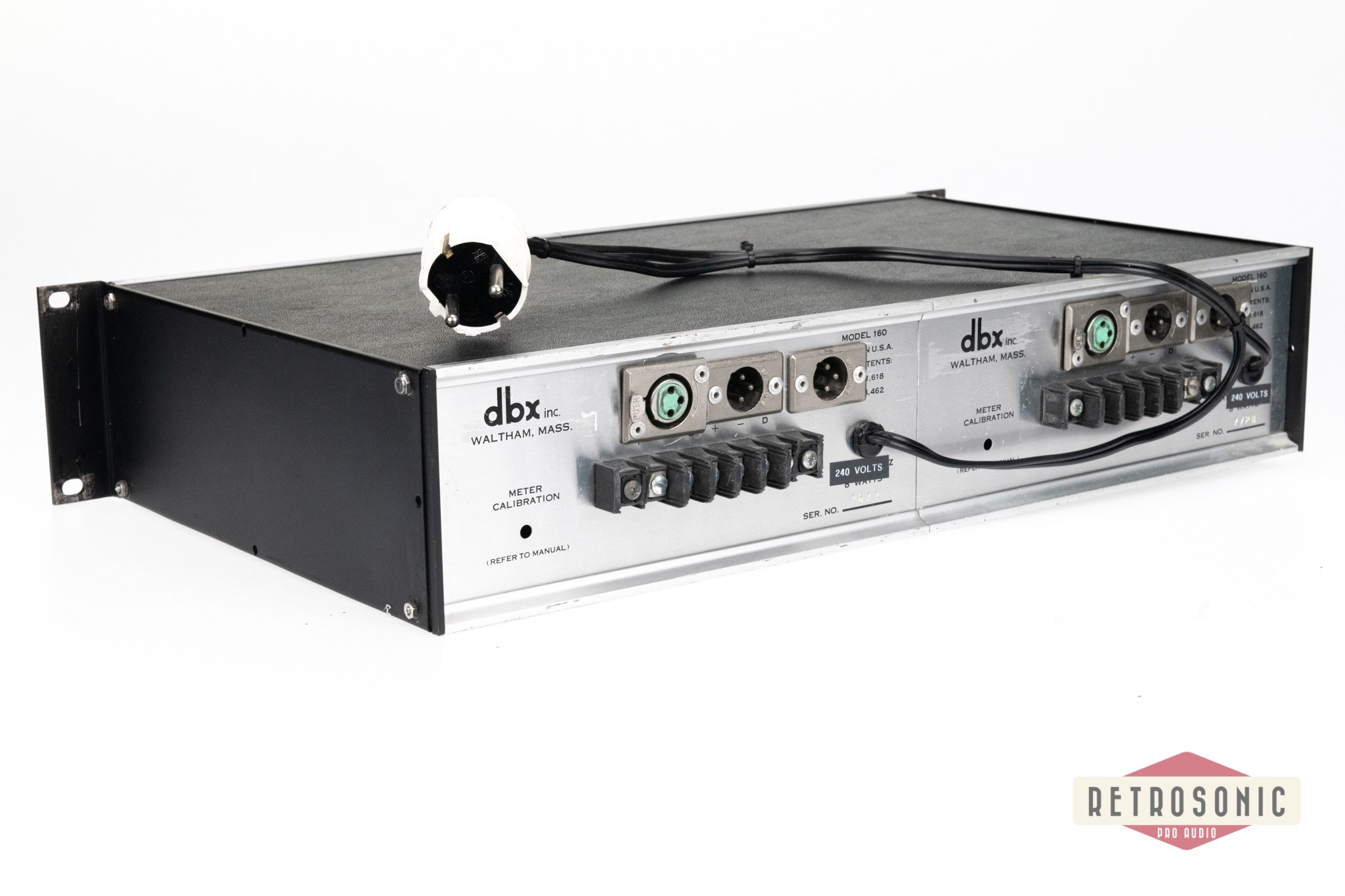 DBX 160 VU Compressor/Limiter pair