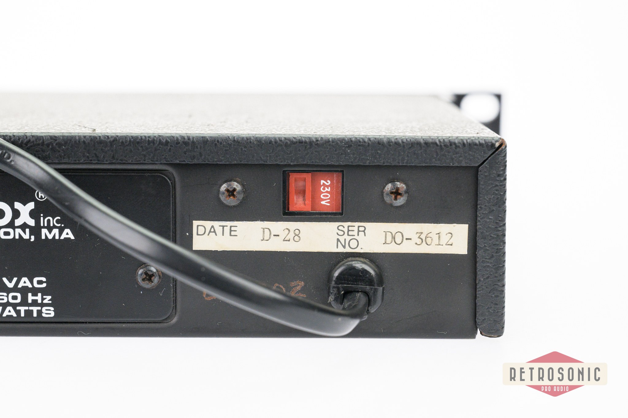 DBX 160 X Compressor Limiter #2