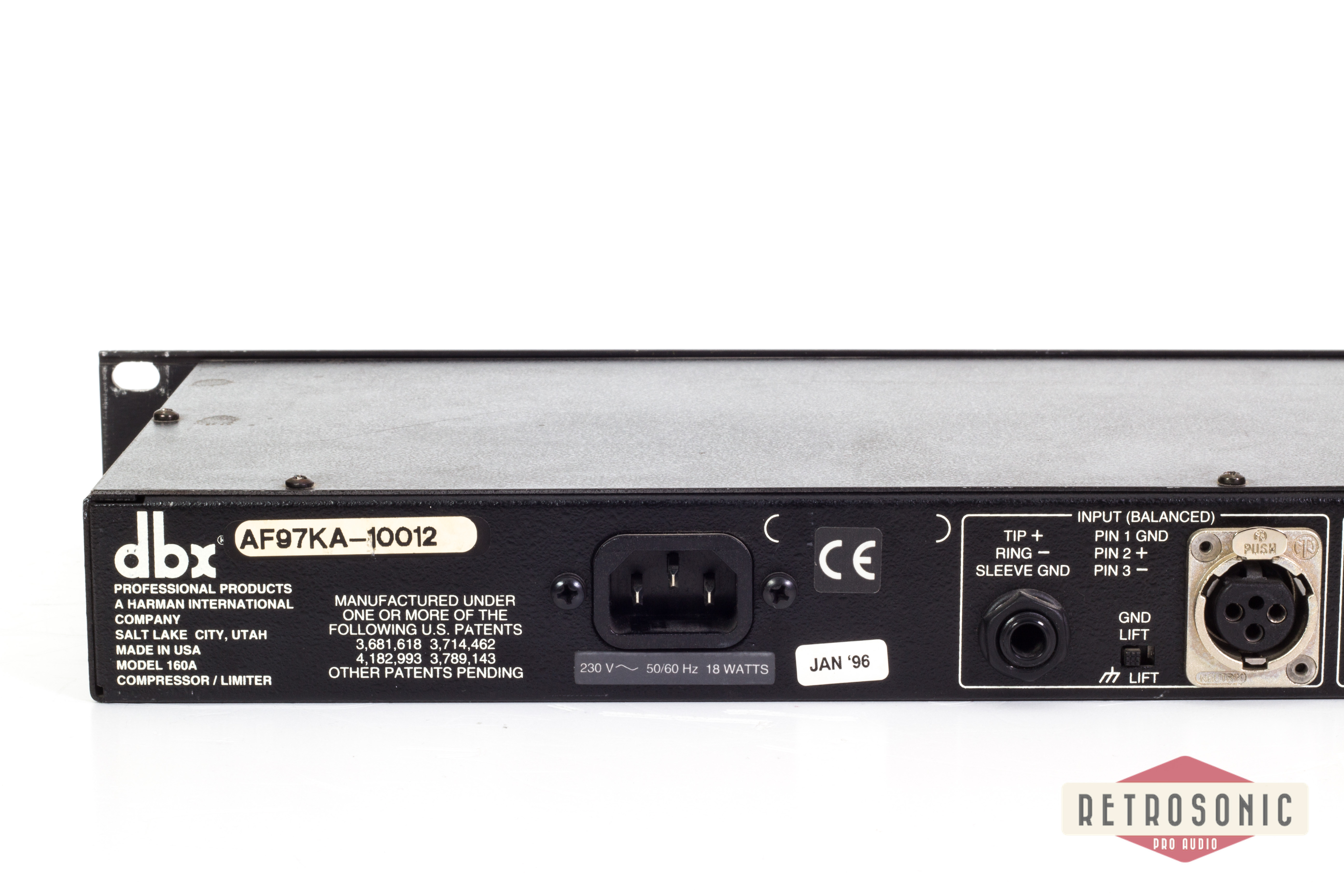 DBX 160A Over Easy Compressor/limiter #1