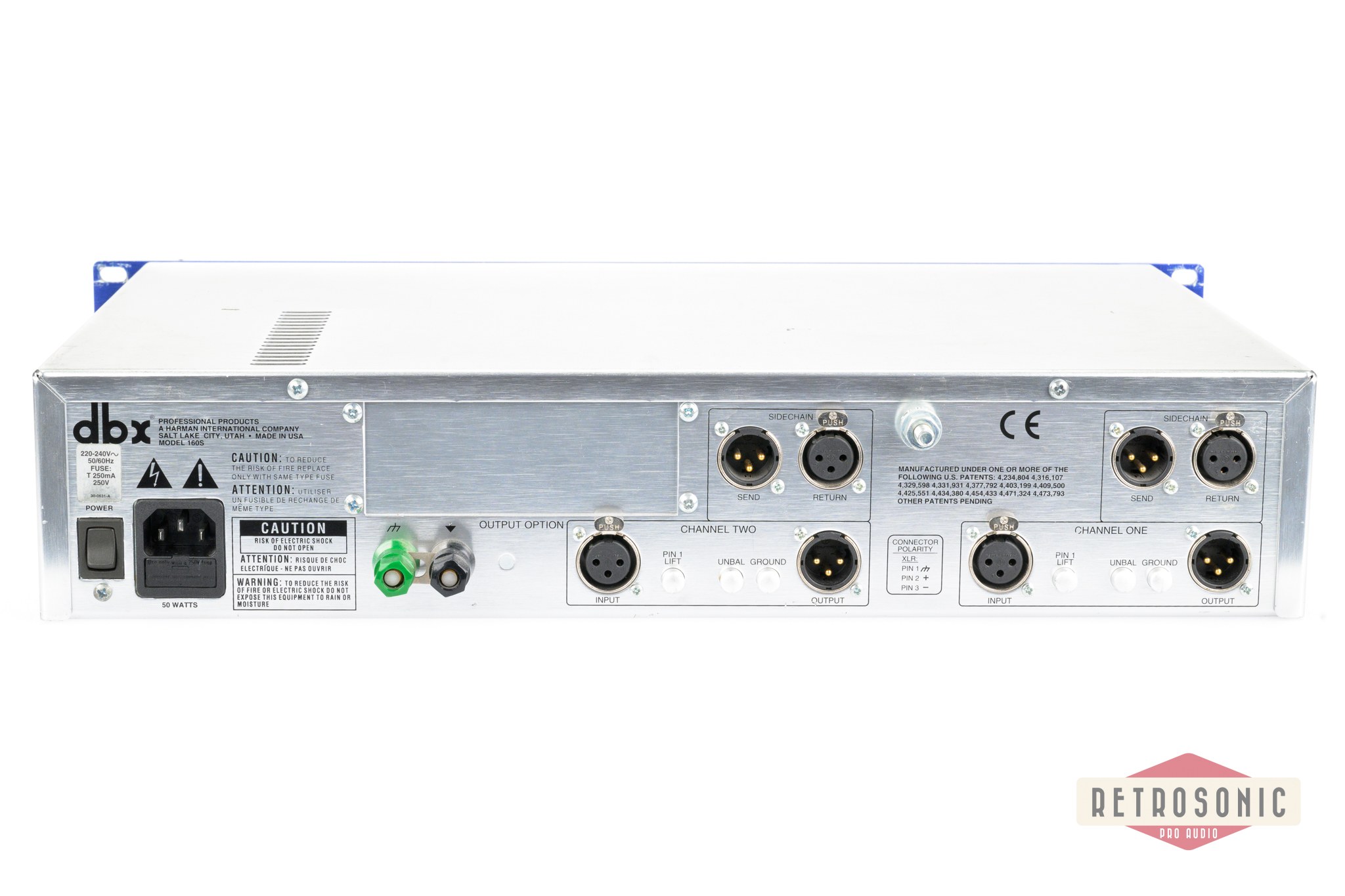 DBX 160S Blue 160S 2-Channel Compressor / Limiter