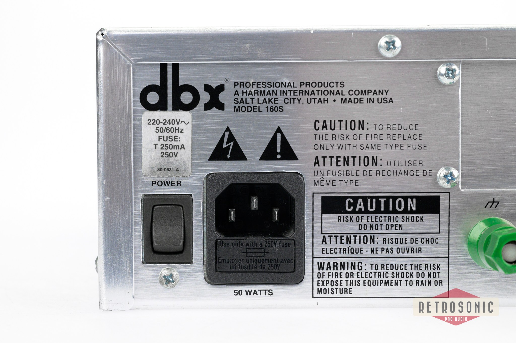 DBX 160S Blue 160S 2-Channel Compressor / Limiter