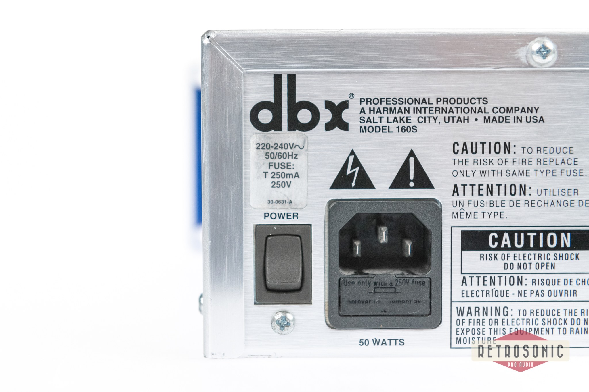 DBX 160SL Dual V8 VCA-Compressor
