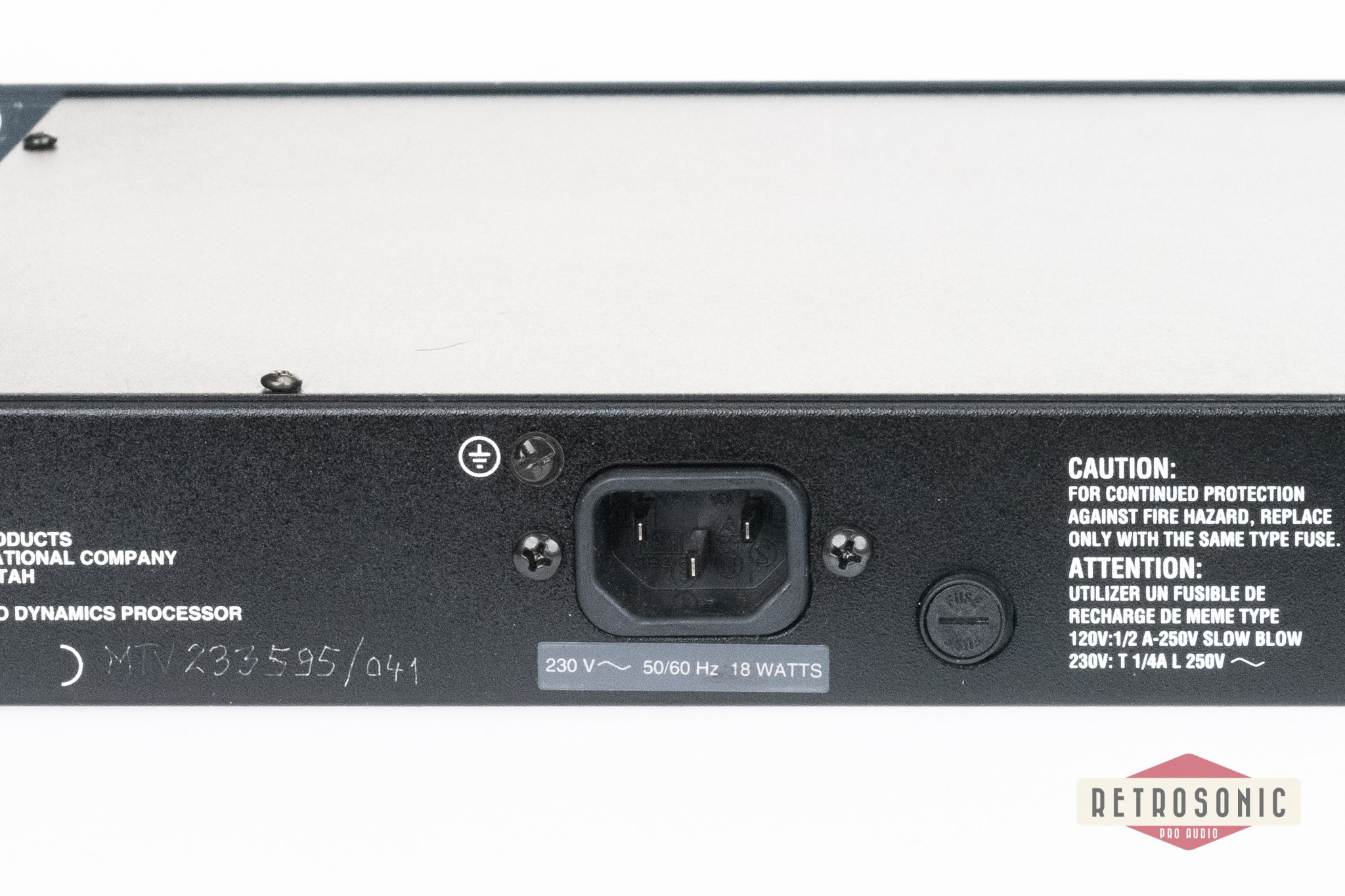 DBX 168A Stereo Compressro/Limiter