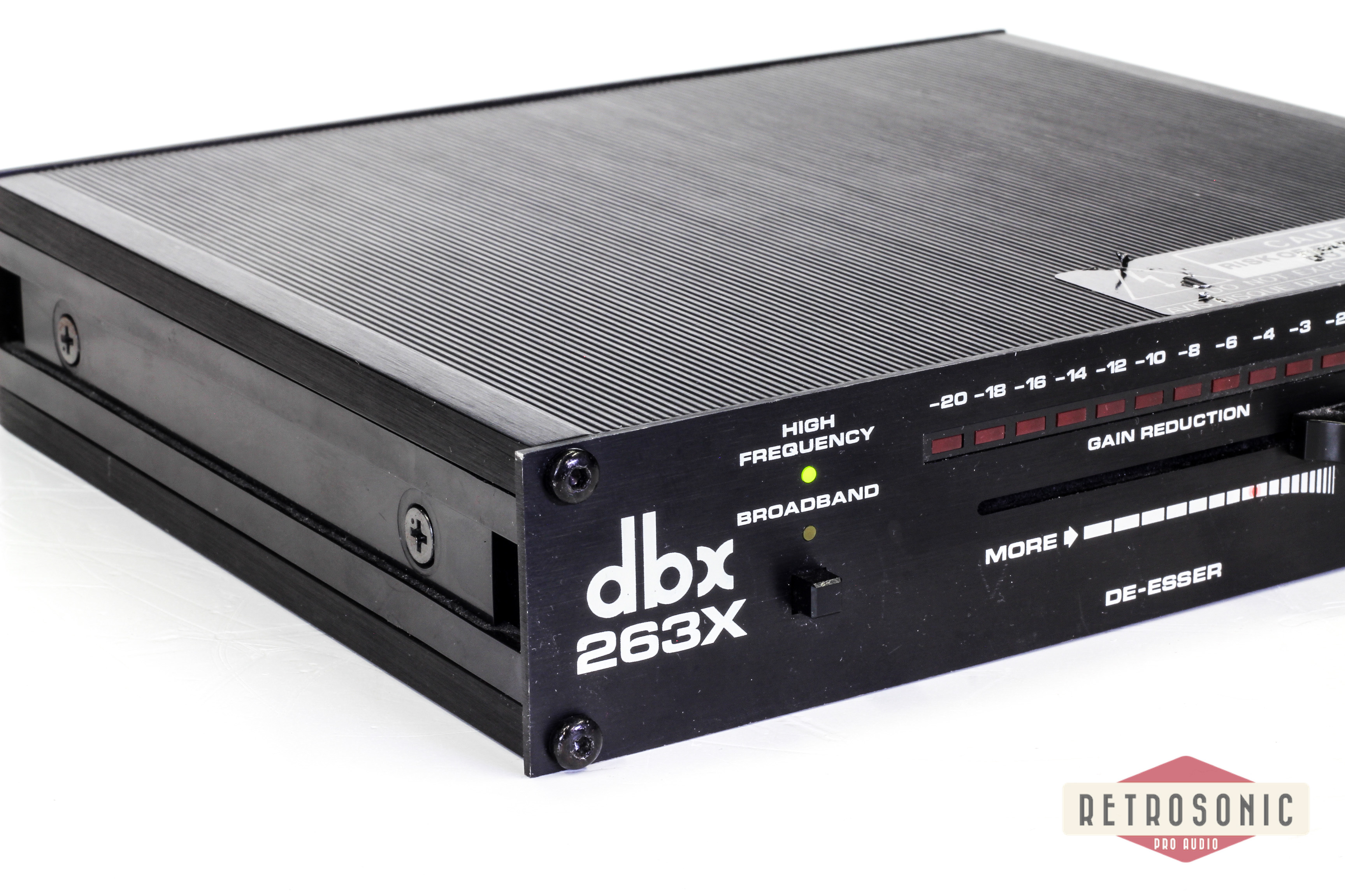 DBX 263X De-Esser. Half rack