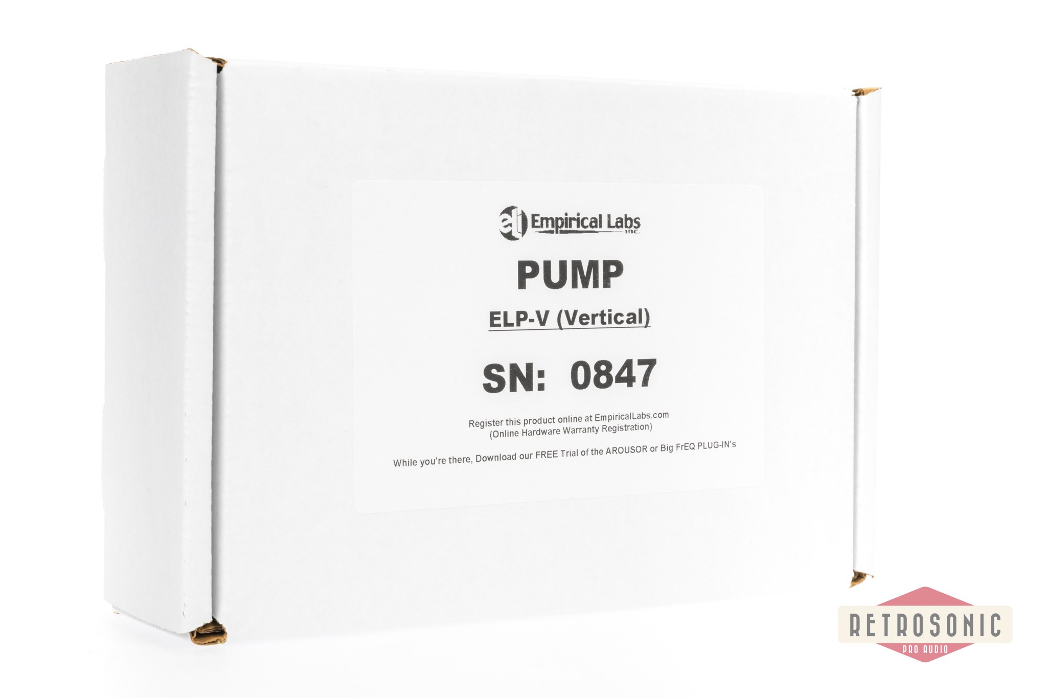 Empirical Labs PUMP Classic Knee Compressor 500 Series Vertical