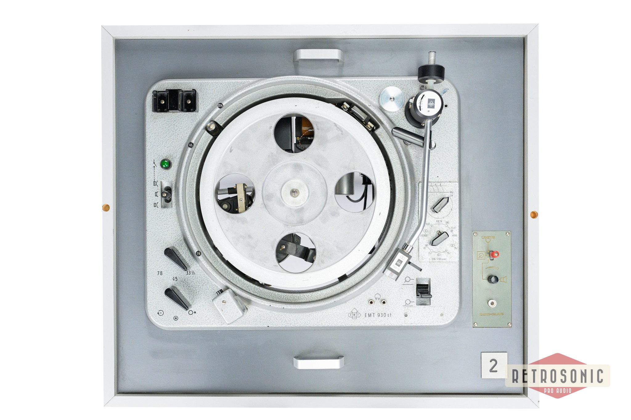 EMT 930S + TSD 15 Cartridge #13736 turntable 1967 tonearm from 1974