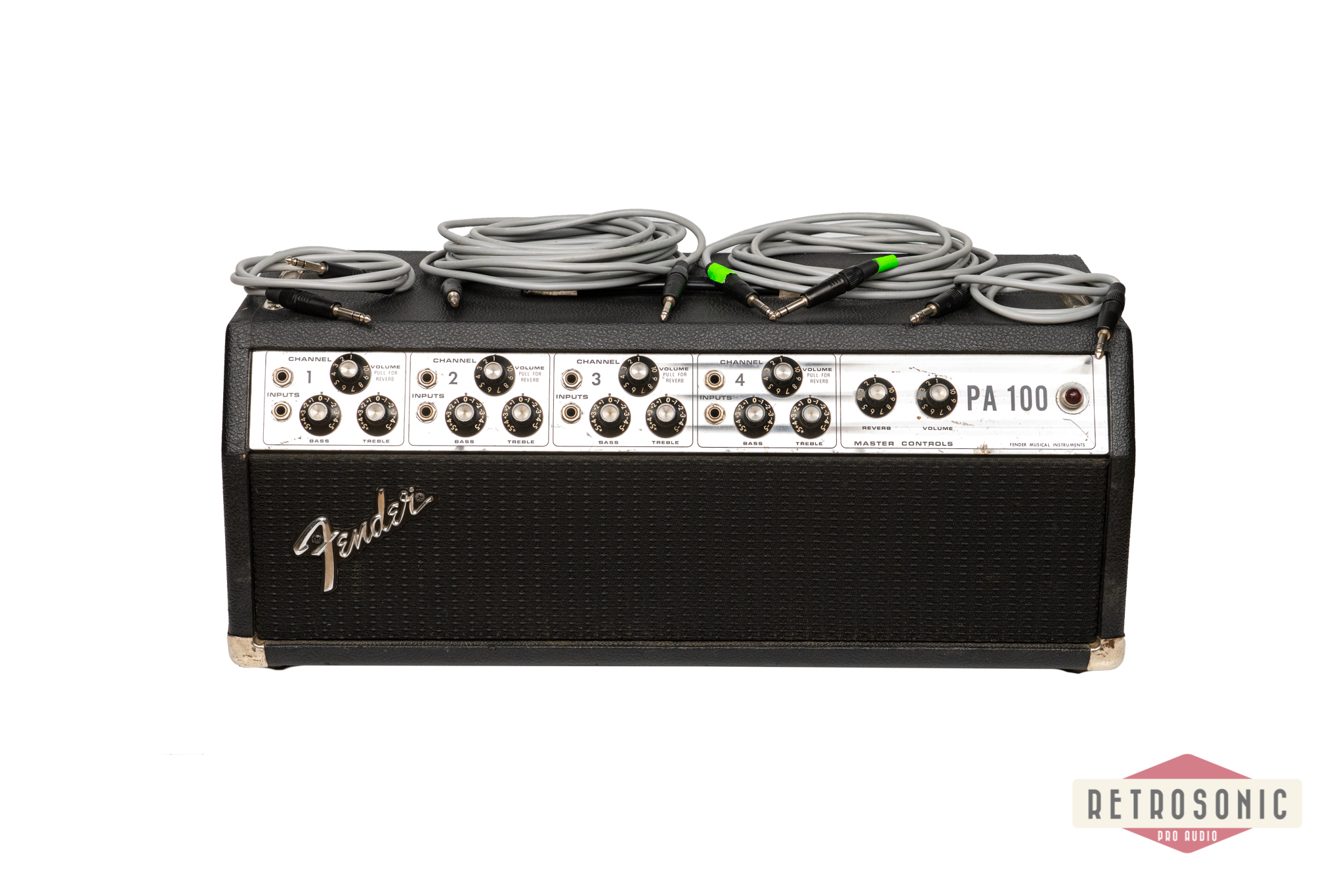 Fender PA100 PA-System owned and signed by Ville Valo (HIM)