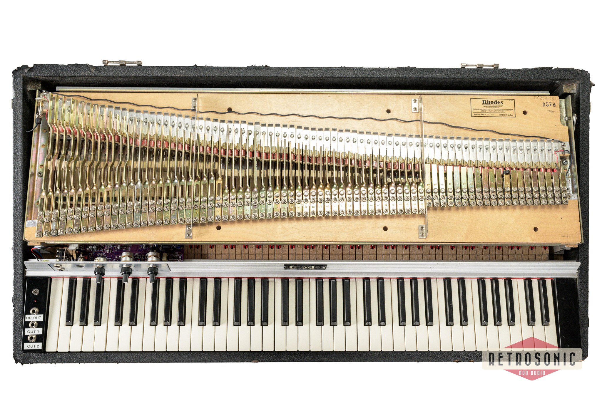 Fender Rhodes Mk1 73 Stage with VV Stereo Vibe Preamp