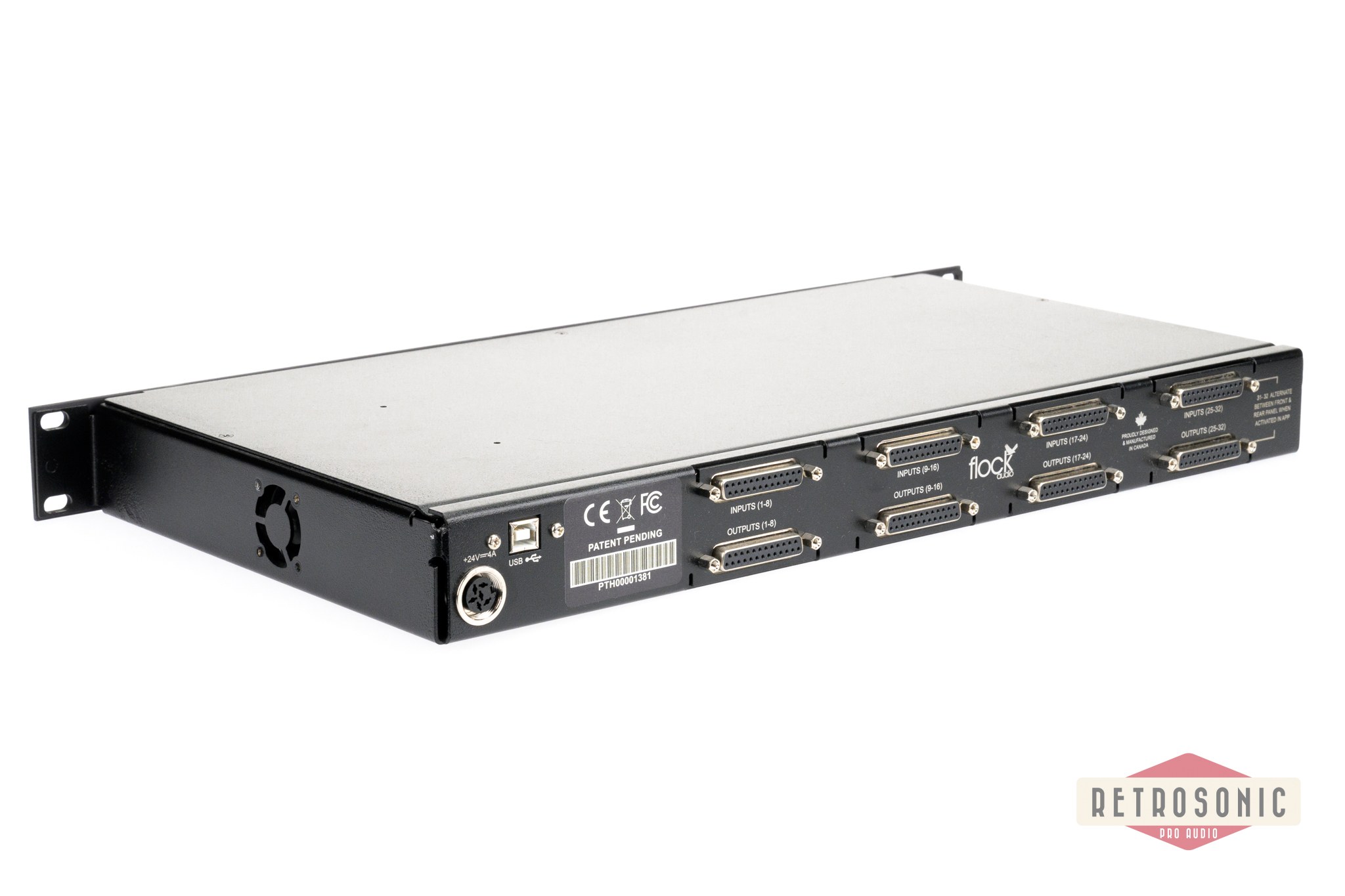 Flock Audio Patch 64 32x32 Digitally Controlled Analog Patchbay