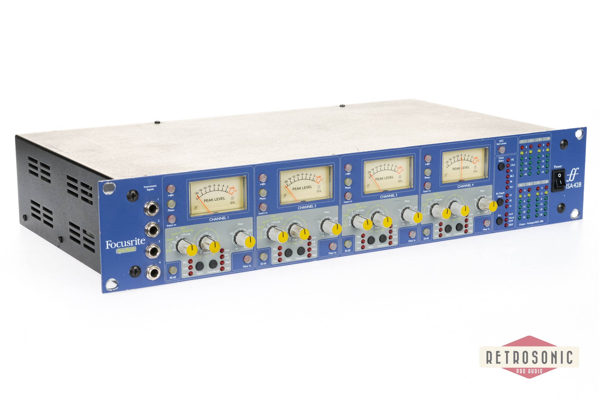 Focusrite ISA 428, 4-ch Mic Preamp