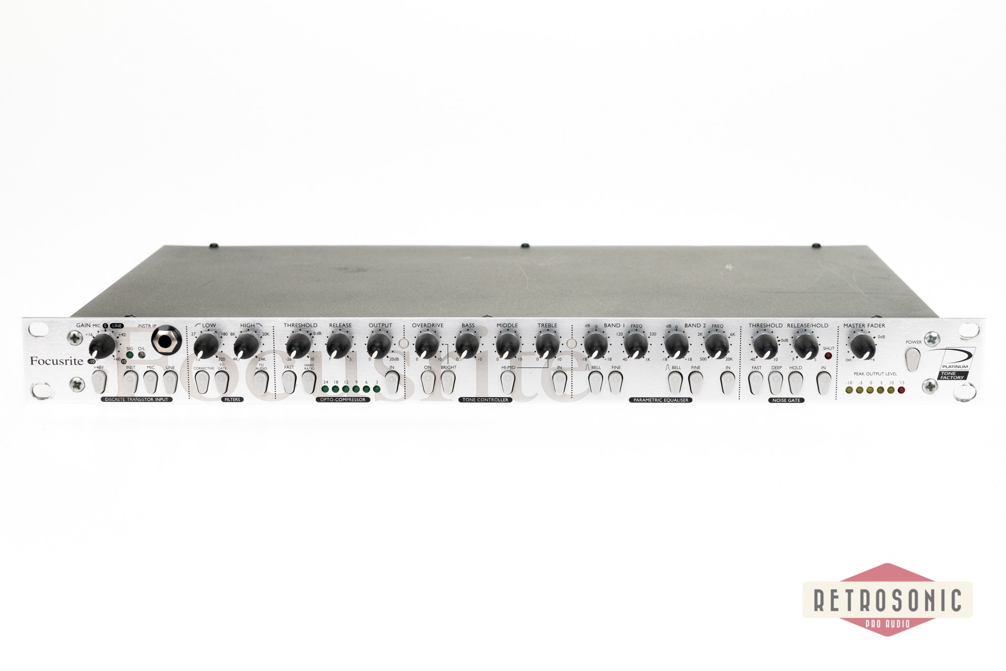 Focusrite Platinum Tone Factory Preamp Channel Strip