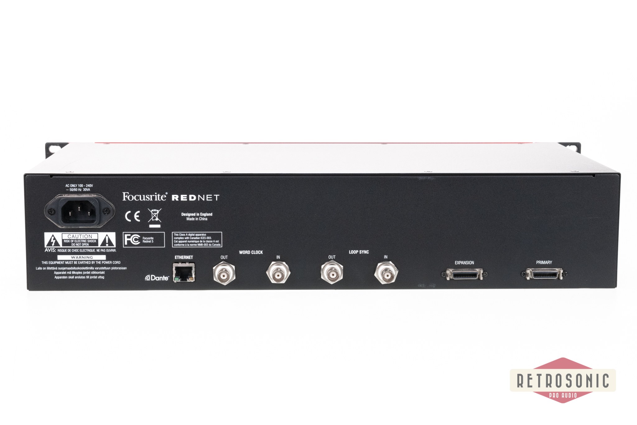 Focusrite RedNet 5 Pro Tools HD Bridge Dante Audio Interface #1