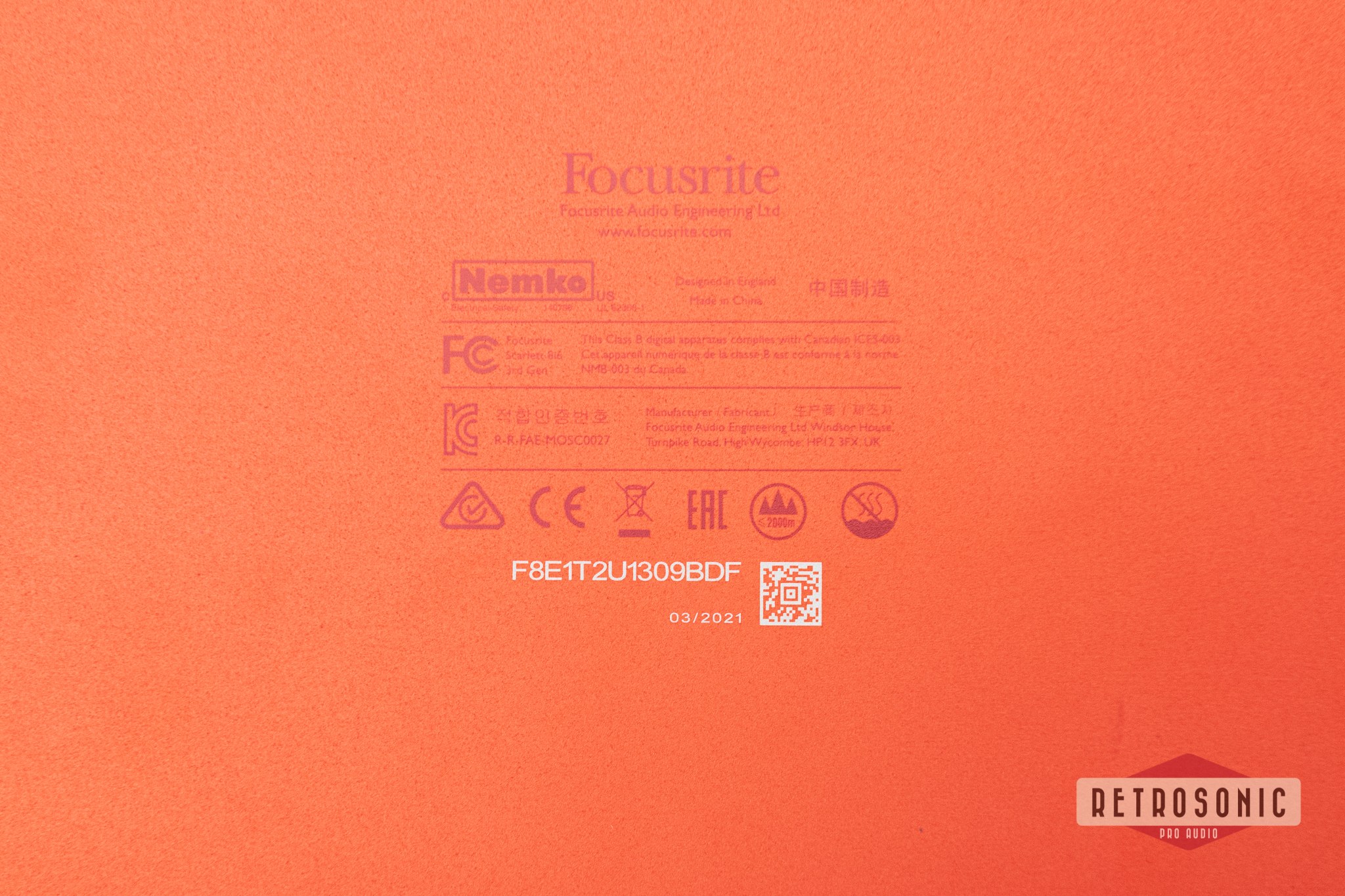 Focusrite Scarlett 8i6 3rd Gen