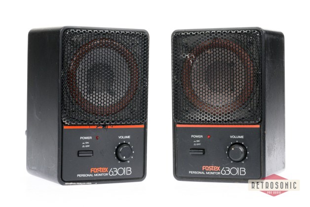 Fostex 6301B3X Active Speaker Pair incl. roadcase