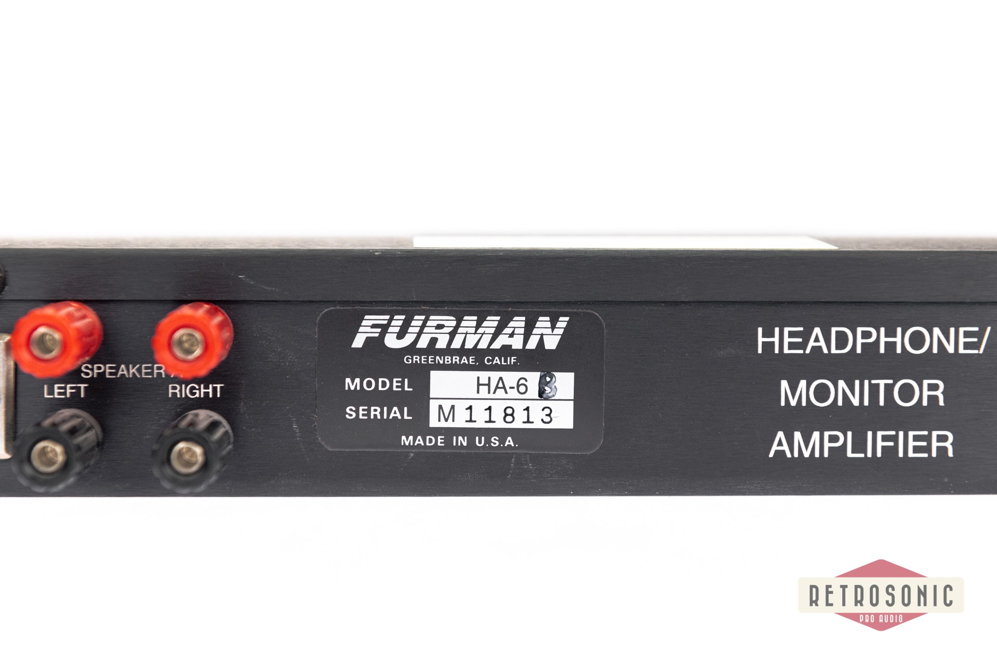 Furman HA-6 Headphone Amplifier