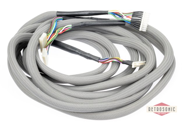 Genelec 1037A 3-Way Monitor Pair Amp Flush Mounting 10-pin Cables 2.8m and Racks