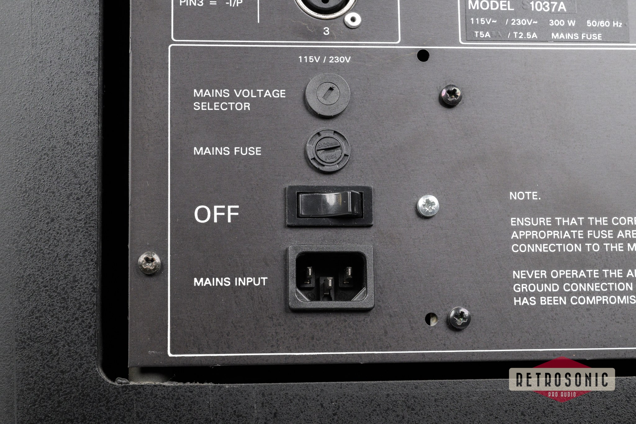 Genelec 1037A 3-Way Monitor pair. New woofers.