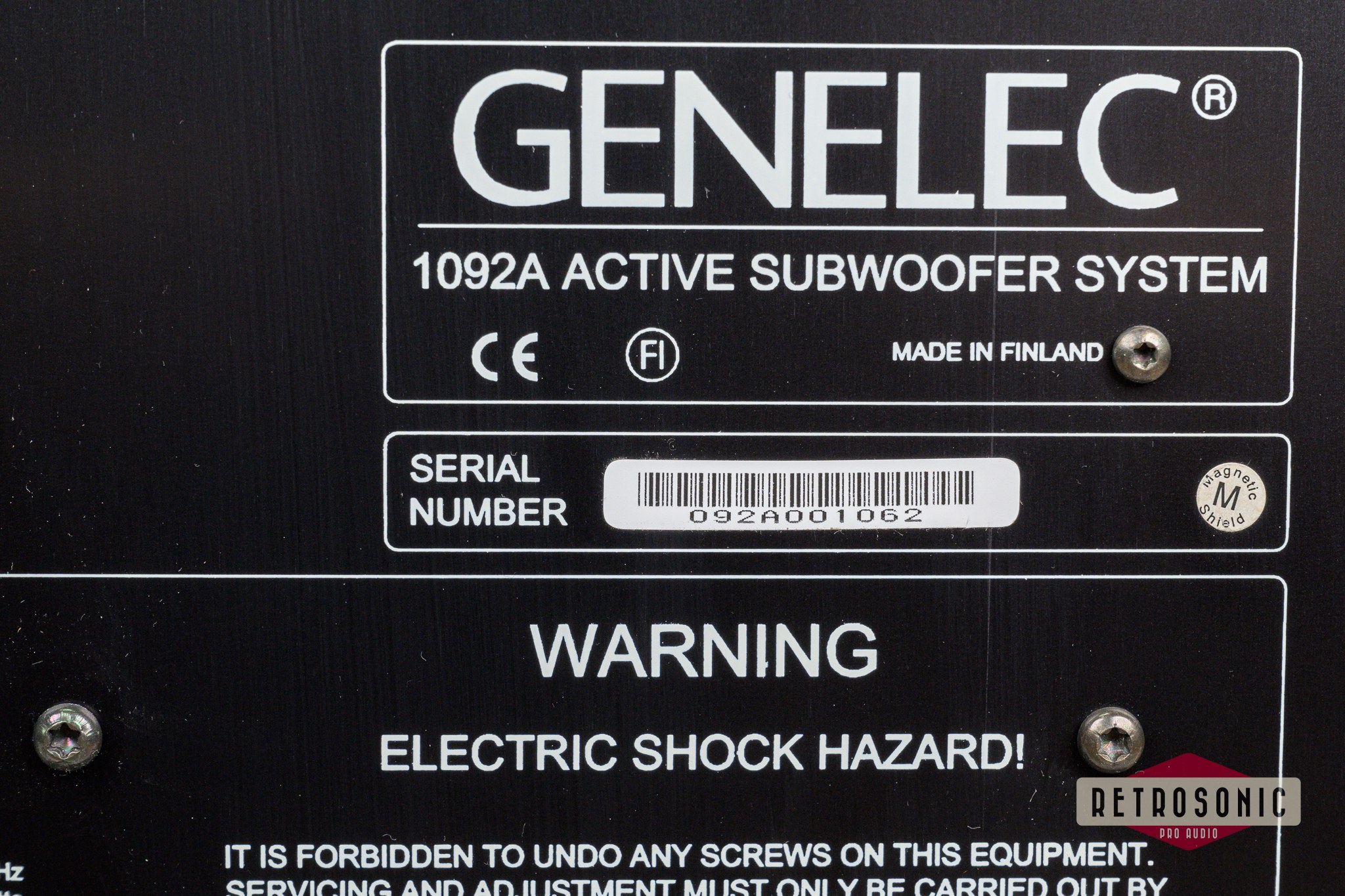 Genelec 1092A Active Subwoofer