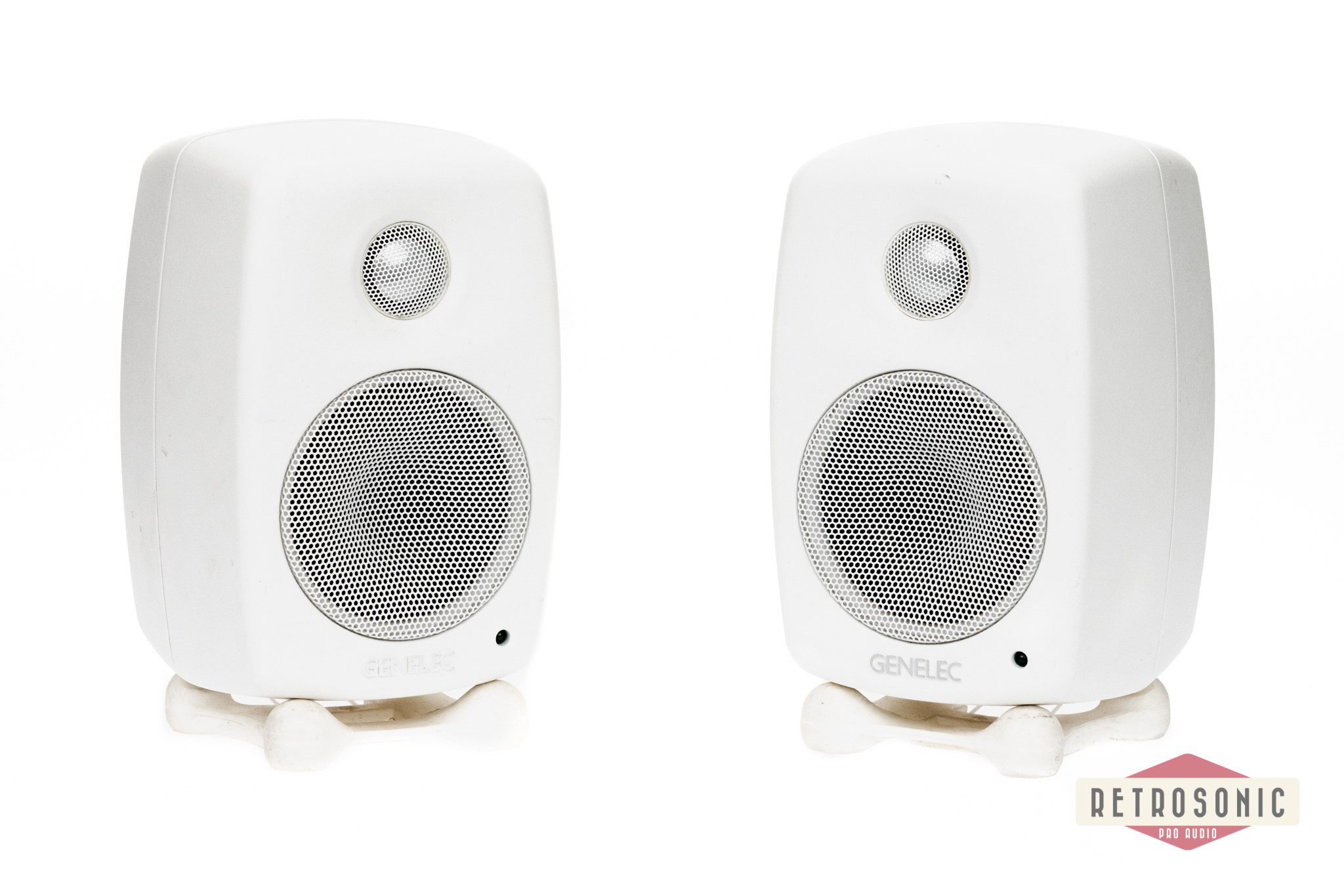 Genelec 6010A Active Monitor pair white