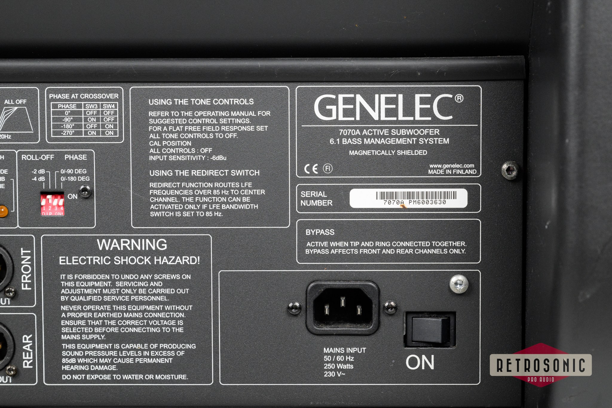 Genelec 7070A Active Subwoofer #1