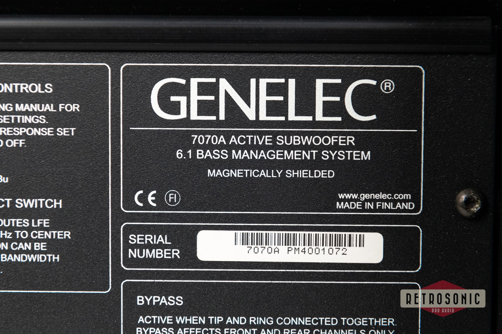 Genelec 7070A Active Subwoofer