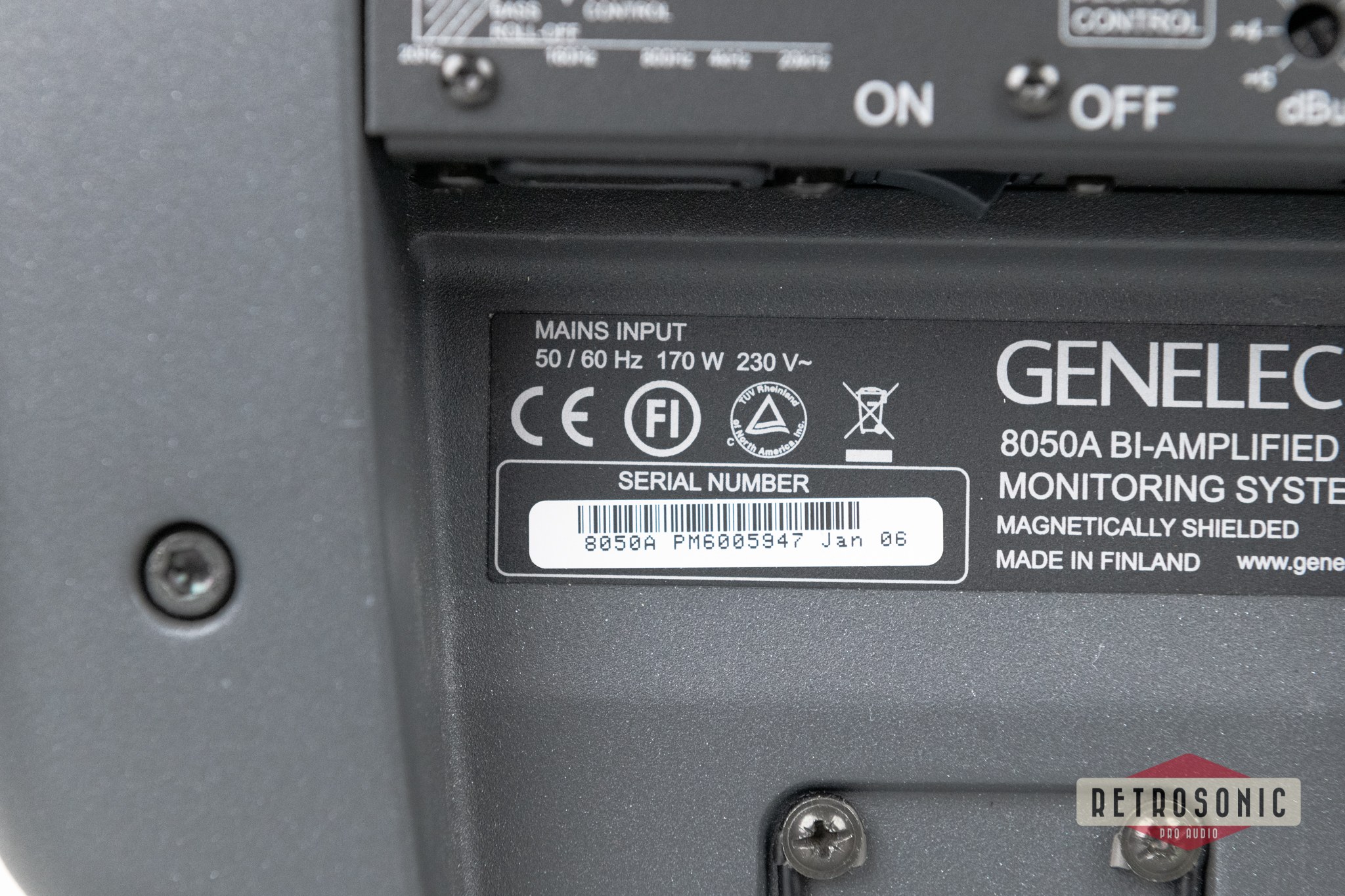 Genelec 8050A Active Studio Monitor pair
