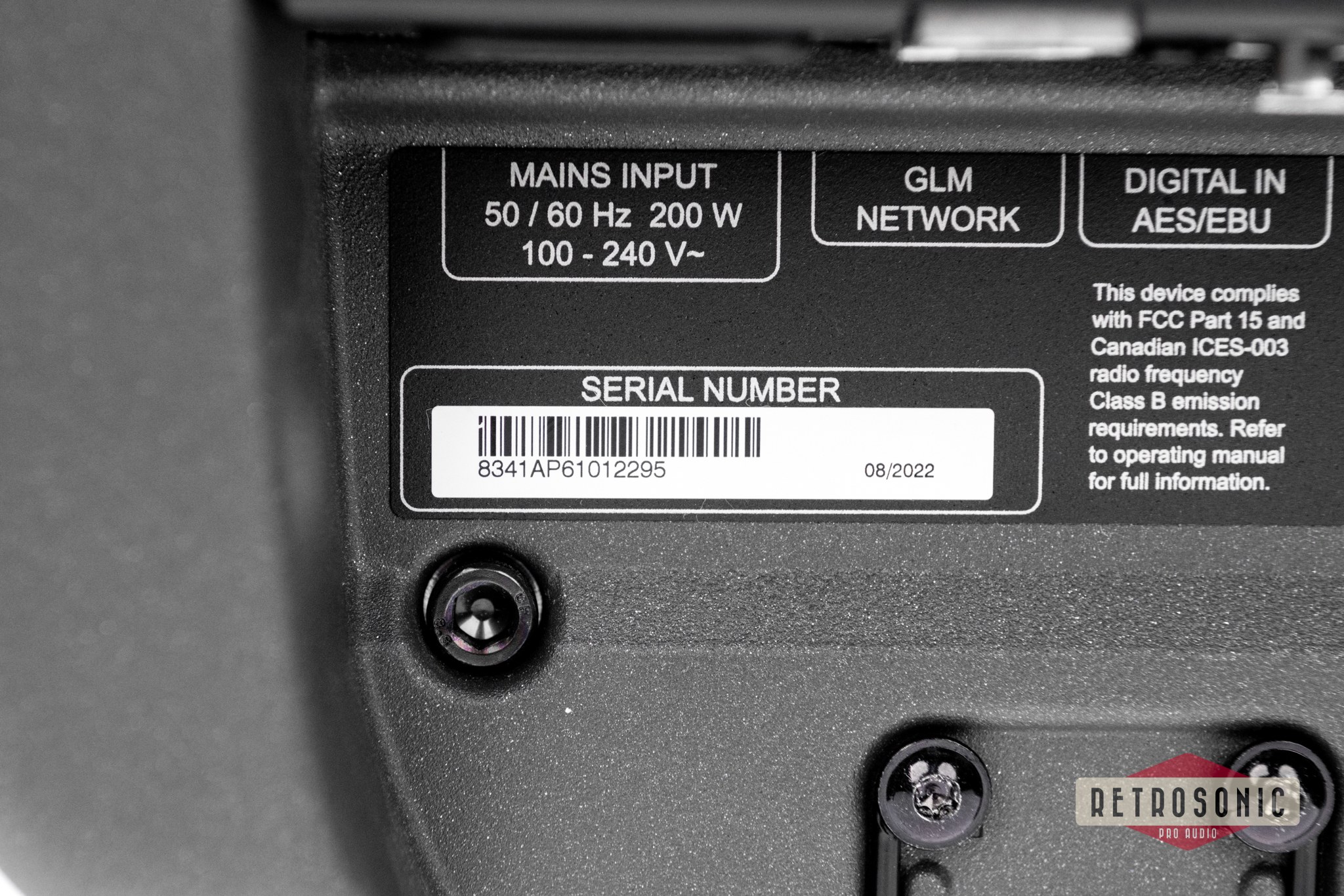 Genelec 8341A SAM Monitor Dark Grey PAIR