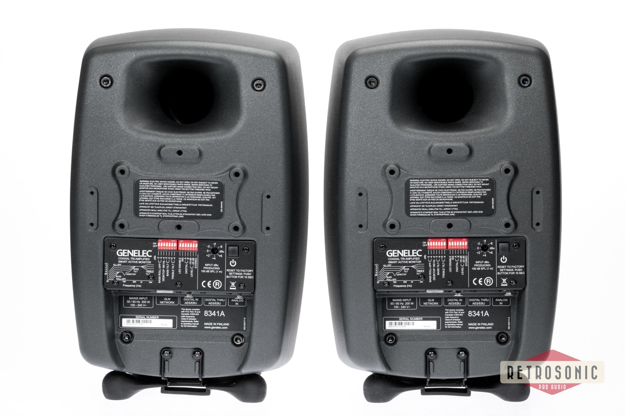Genelec 8341A SAM Monitor Dark Grey PAIR