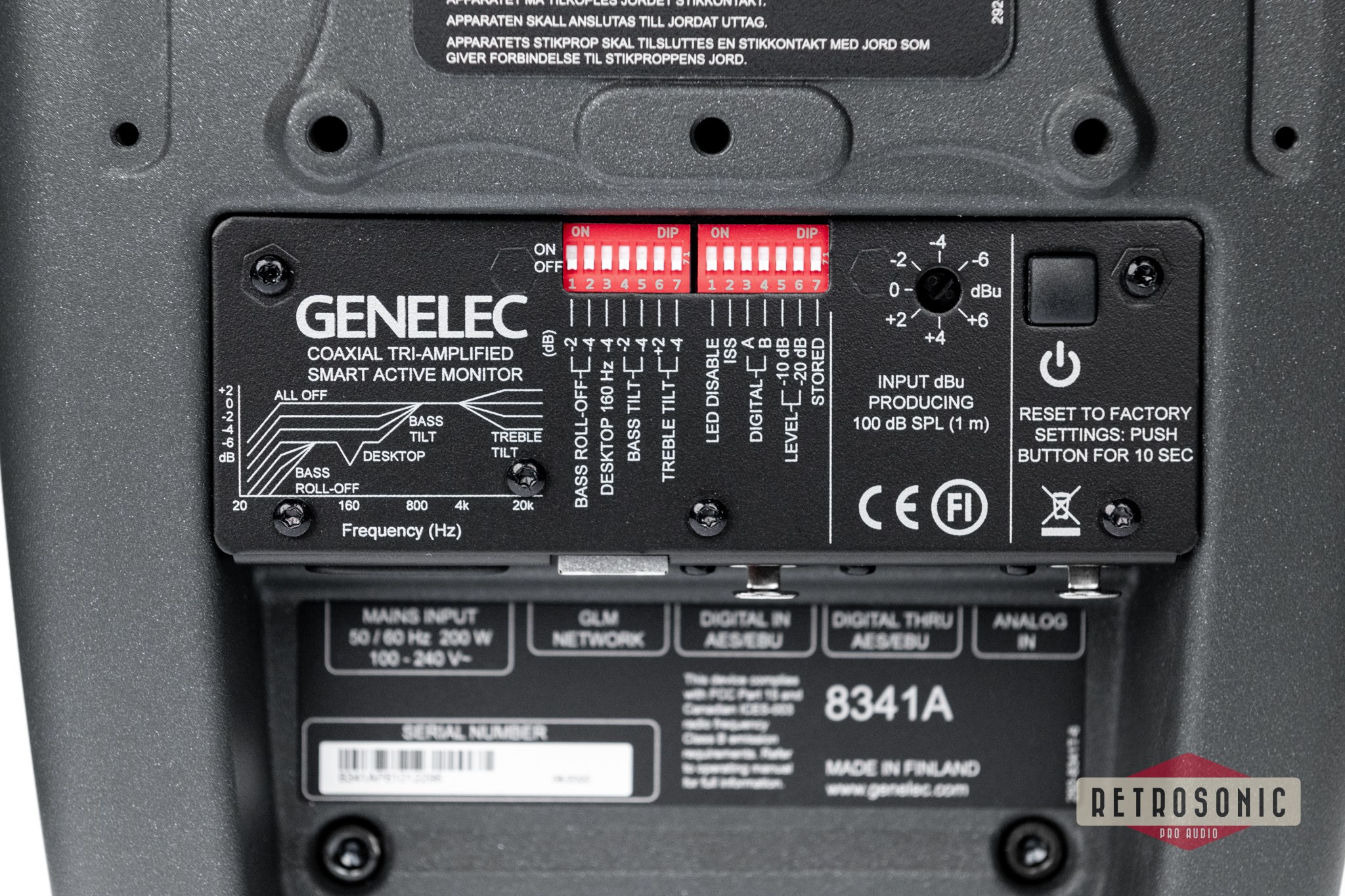 Genelec 8341A SAM Monitor Dark Grey PAIR