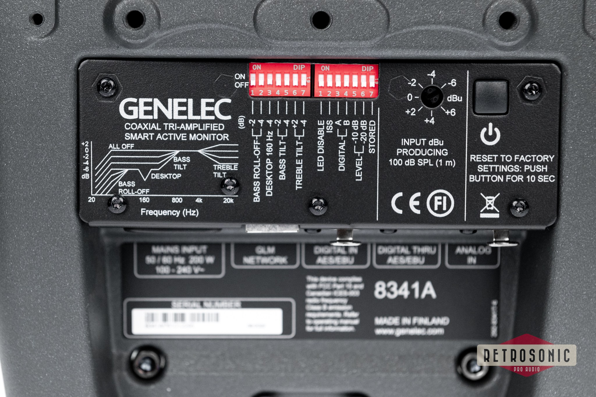 Genelec 8341A SAM Monitor Dark Grey PAIR