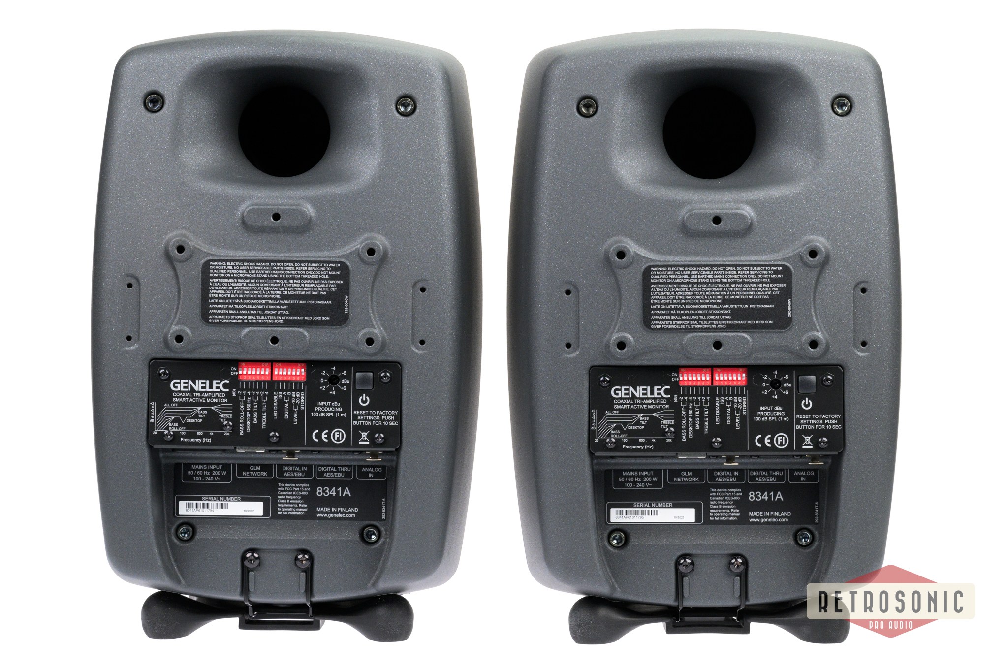 Genelec Monitor SAM 8341A Dark Grey Pair