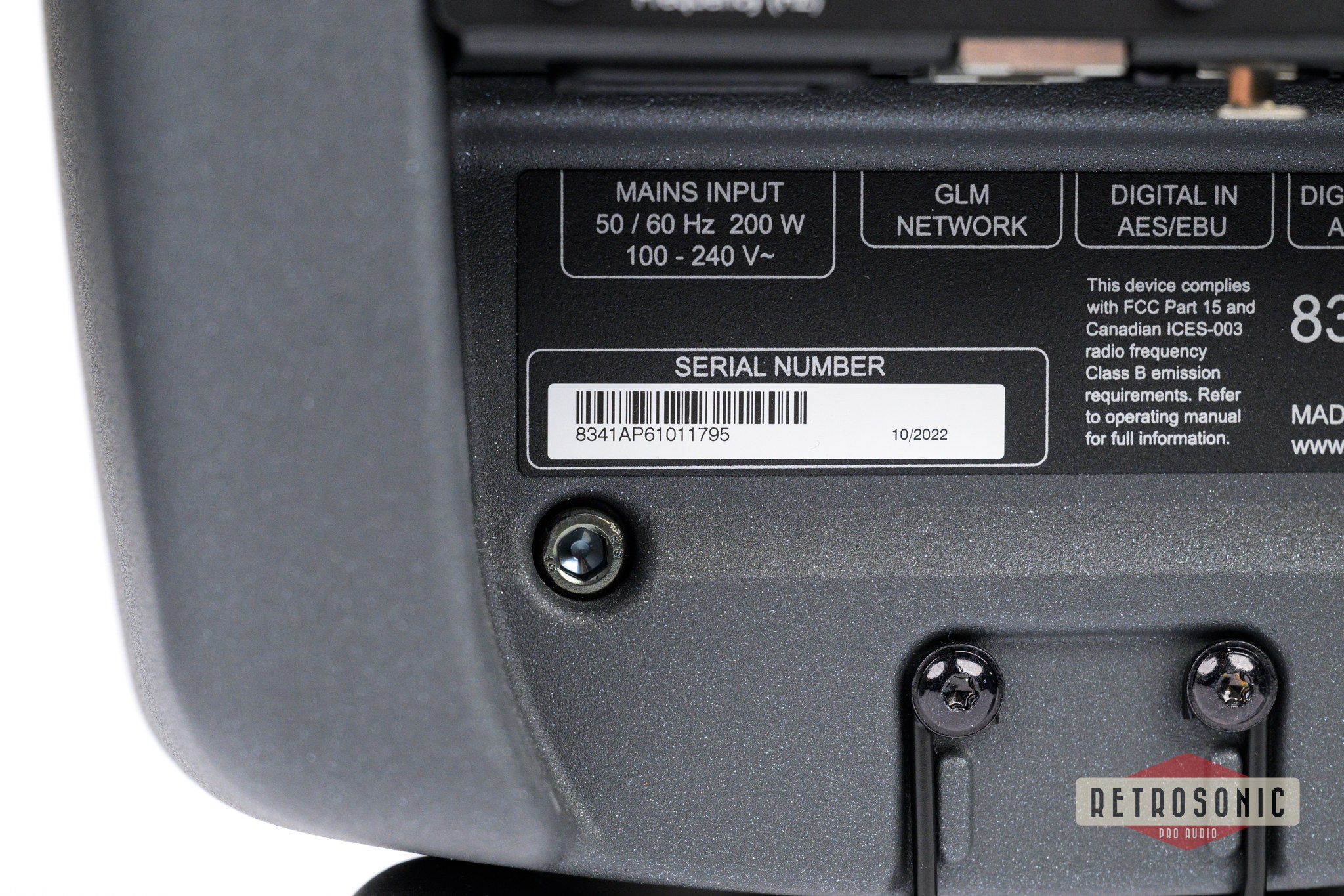 Genelec Monitor SAM 8341A Dark Grey Pair