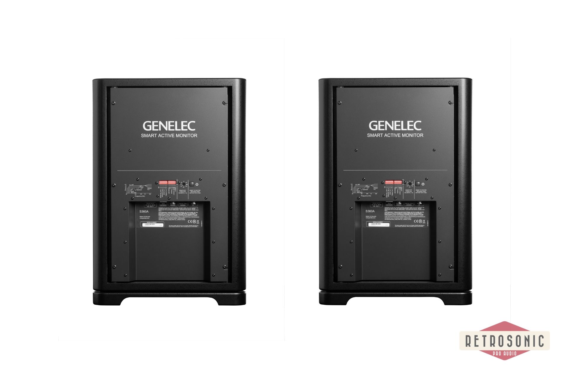 Genelec S360 SAM Studio Monitor PAIR Black