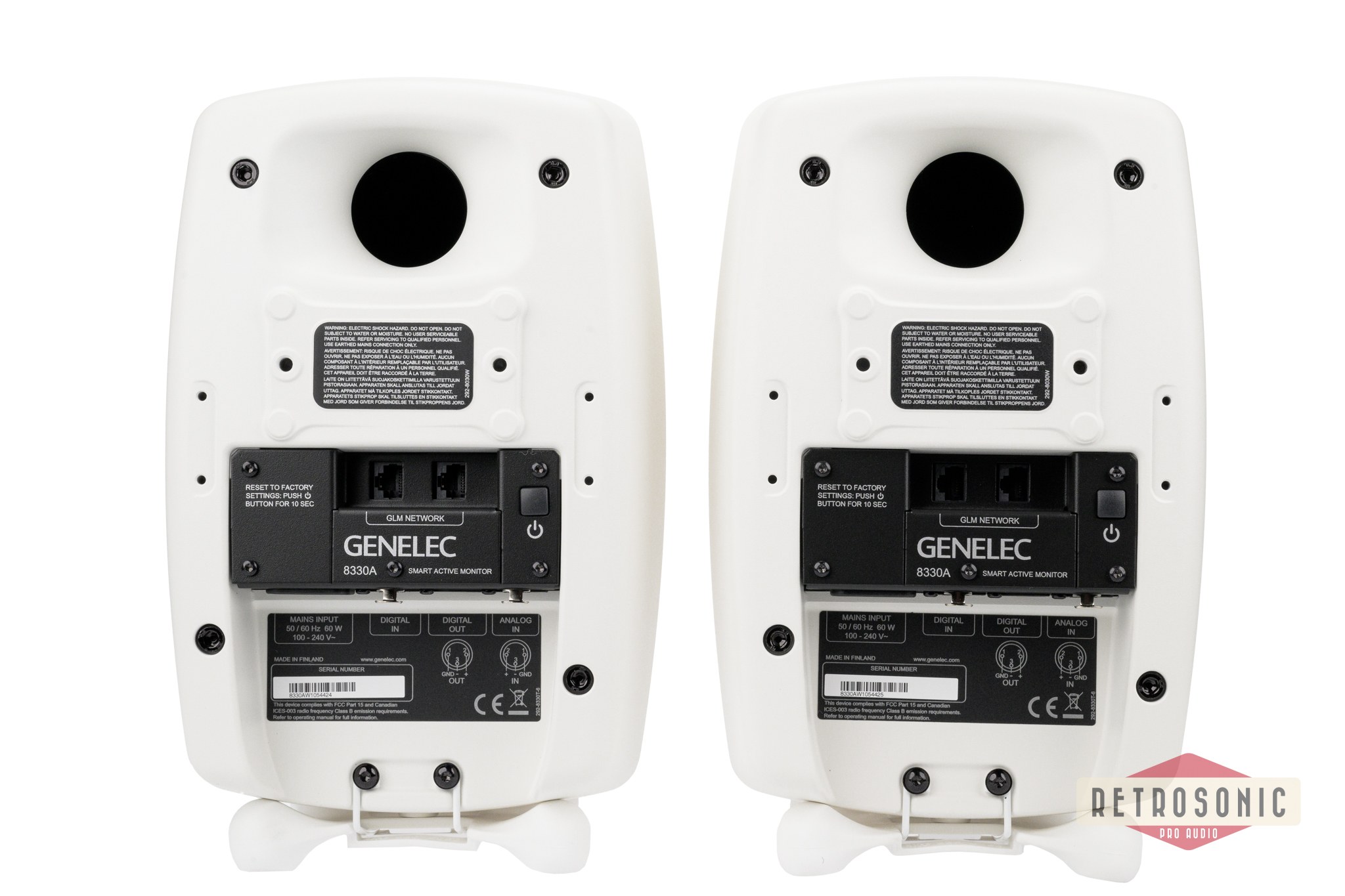 Genelec Stereo 8330AW bundle pack consisting of two 8330AW, GLM User kit and 9310BM volume control