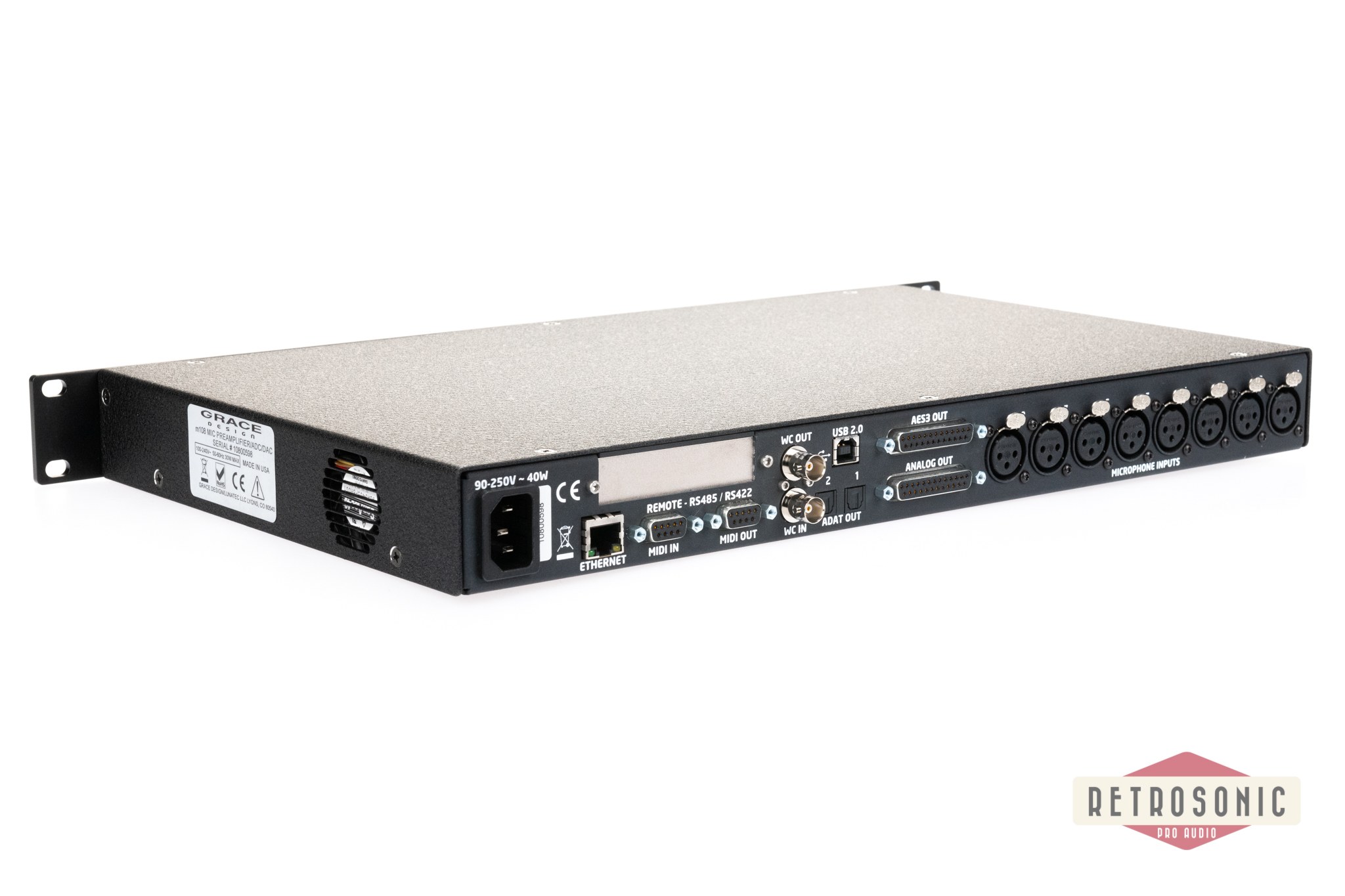Grace Design m108 8channel Microphone Preamplifier / ADC