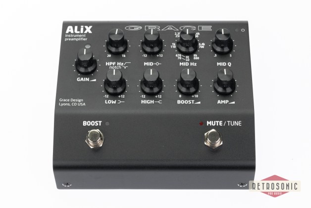 Grace Design M301 ALiX Studio Quality Instrument Preamplifier / DI / EQ Black
