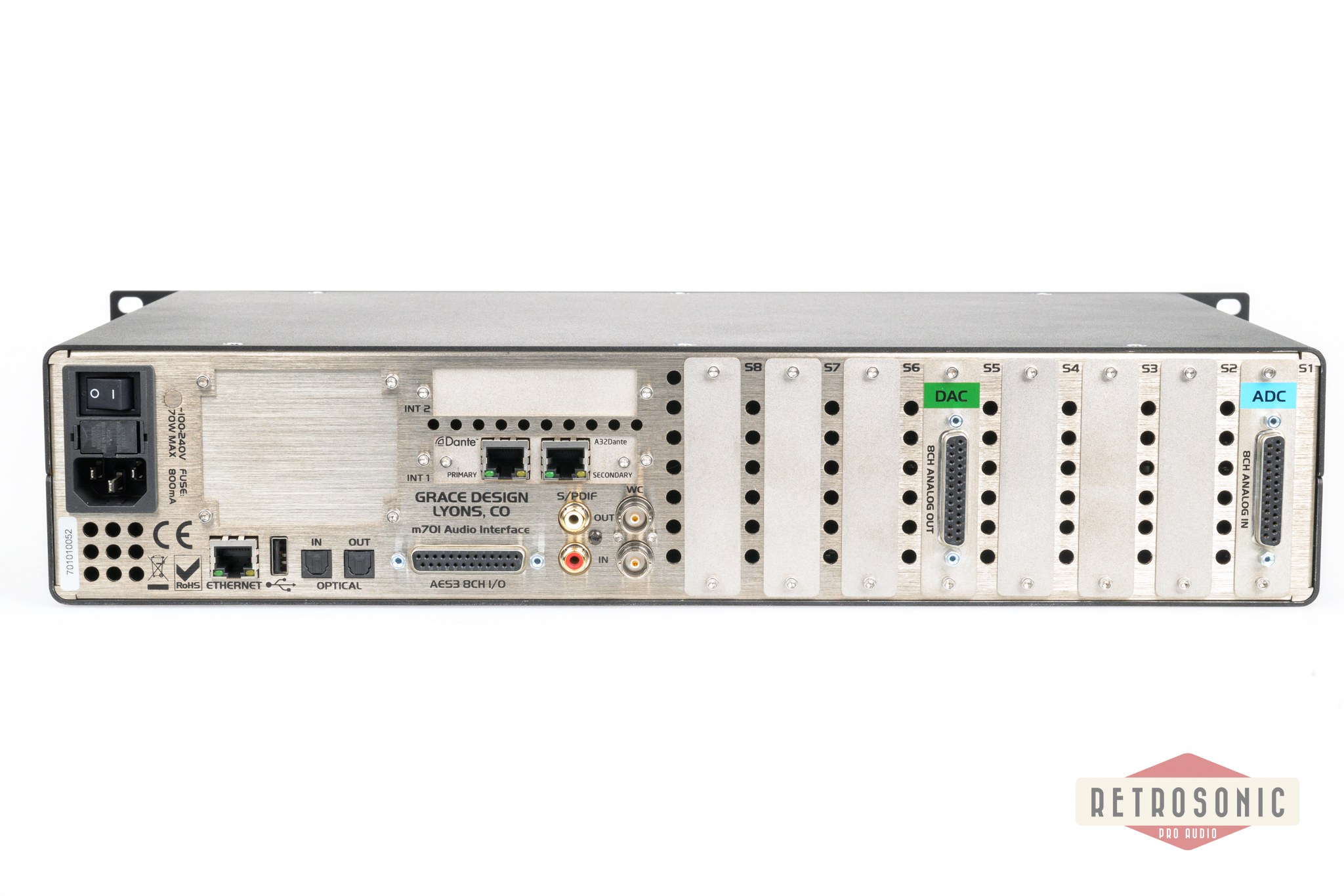 Grace Design m701 8x8 Dante